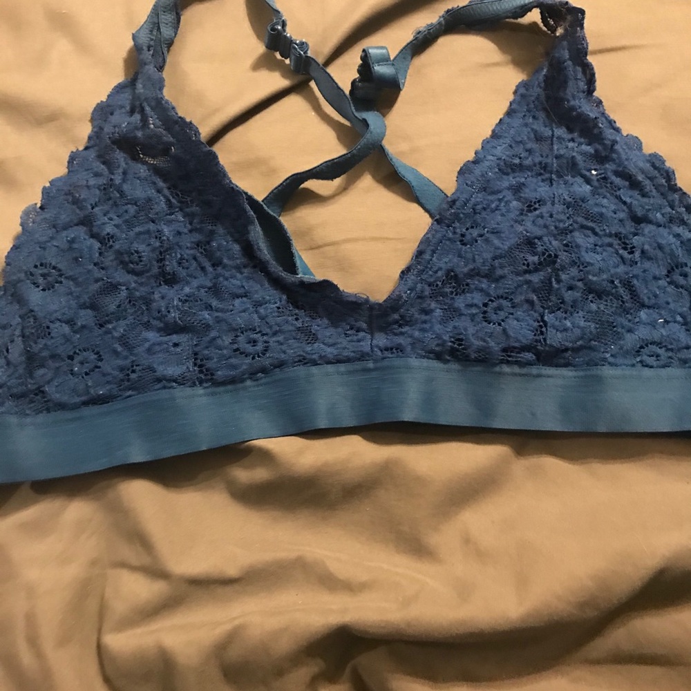 Blue bralette